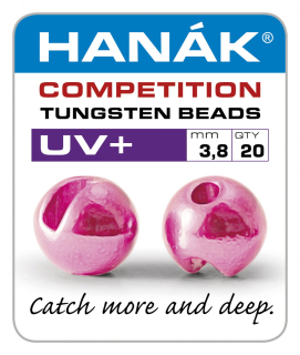 Tungstenové hlavičky Hanák Competition UV+ světle růžová