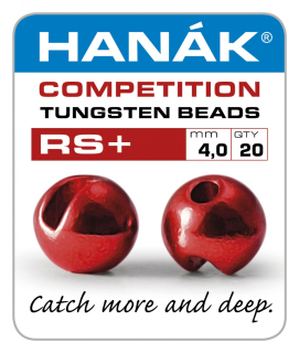 Tungstenové hlavičky Hanák Competition RS+ Metalické červené