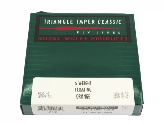 Muškařská šňůra Royal Wulff Triangle Taper - Fluo Oranžová
